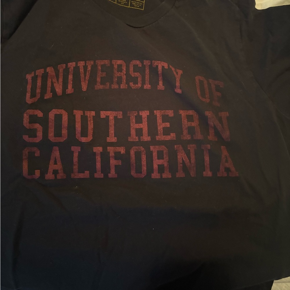 USC Trojans Heritage Black Univ of So Cal New Vassal Vintage T-Shirt